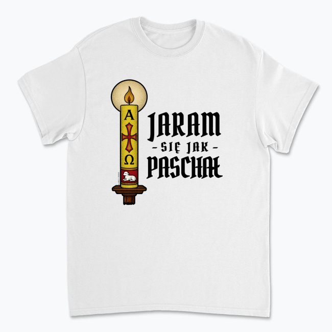 Jaram się jak Paschał – koszulka męska jasna