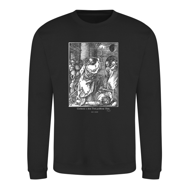 Chrystus wyrzuca przekupniów ze świątyni - bluza ciemna