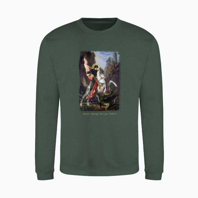 Święty Jerzy – bluza ciemna - obrazek 3