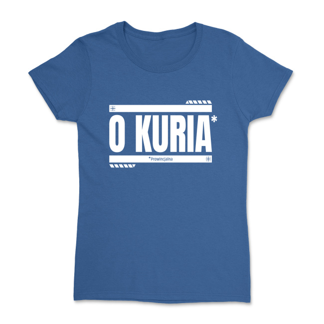 O KURIA Prowincjalna – koszulka damska ciemna - obrazek 2