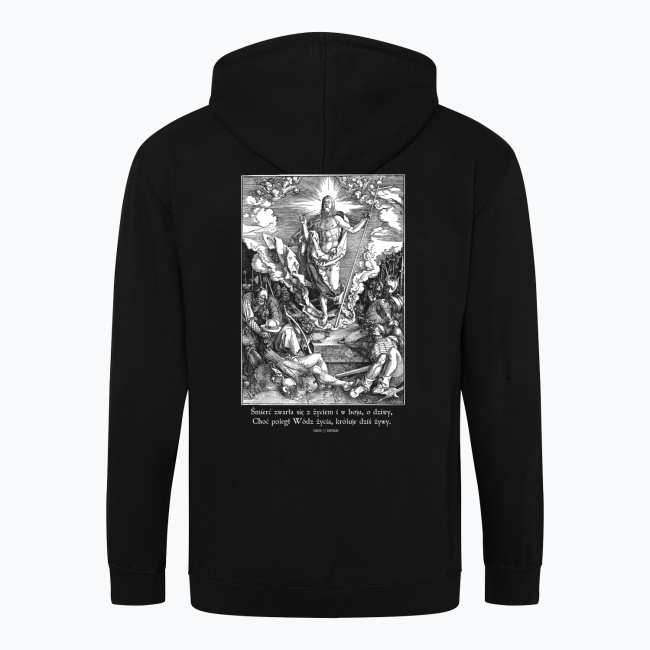 Zmartwychwstanie – bluza rozpinana ciemna