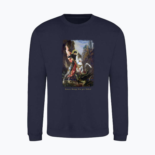 Święty Jerzy – bluza ciemna - obrazek 2