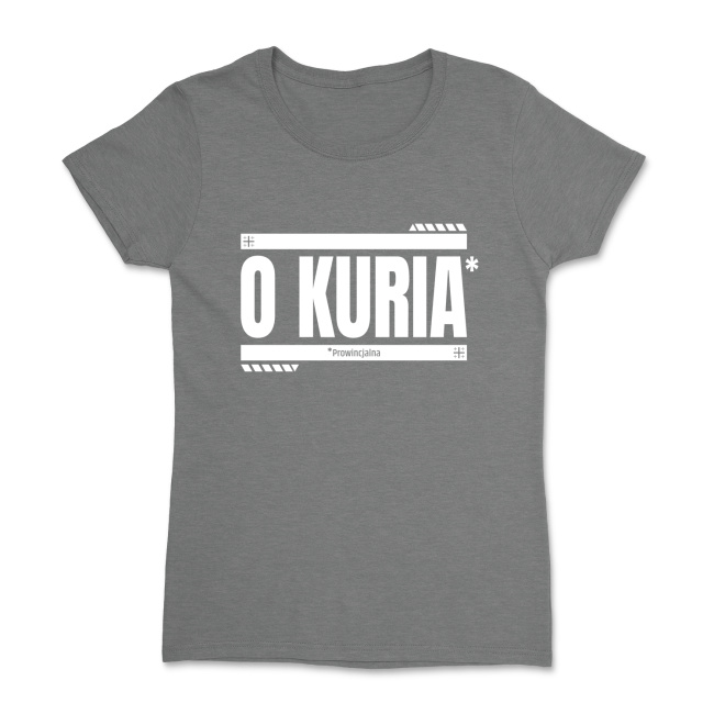 O KURIA Prowincjalna – koszulka damska ciemna - obrazek 4